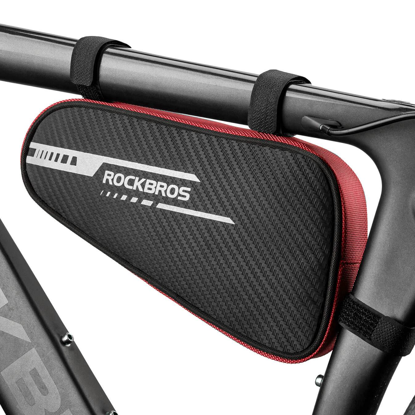 ROCKBROS Rahmentasche wasserdicht Dreieckstasche für MTB & Rennräder 1,2L