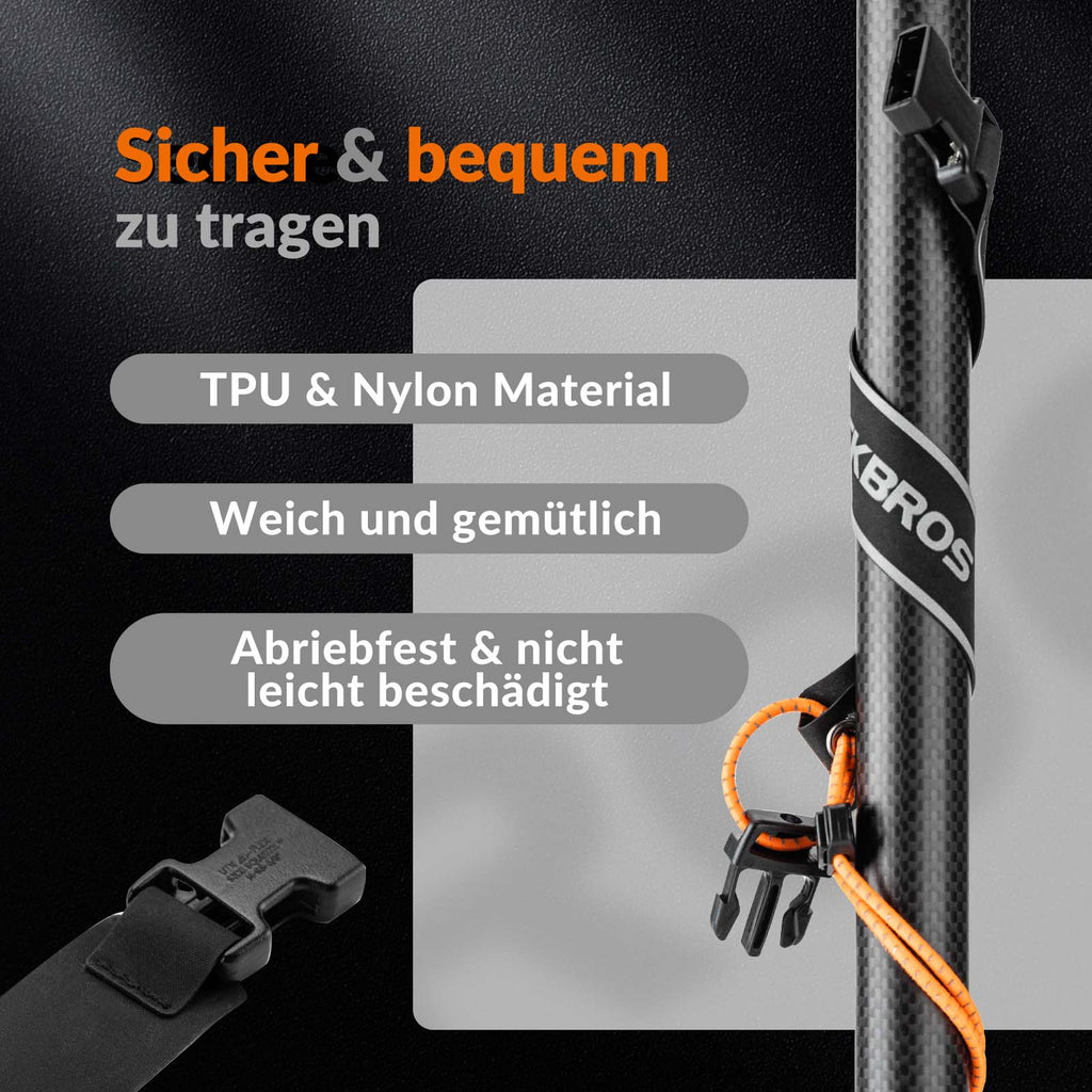 ROCKBROS Reflektorbänder Elastisch Fahrrad Reflektorband 1 Paar