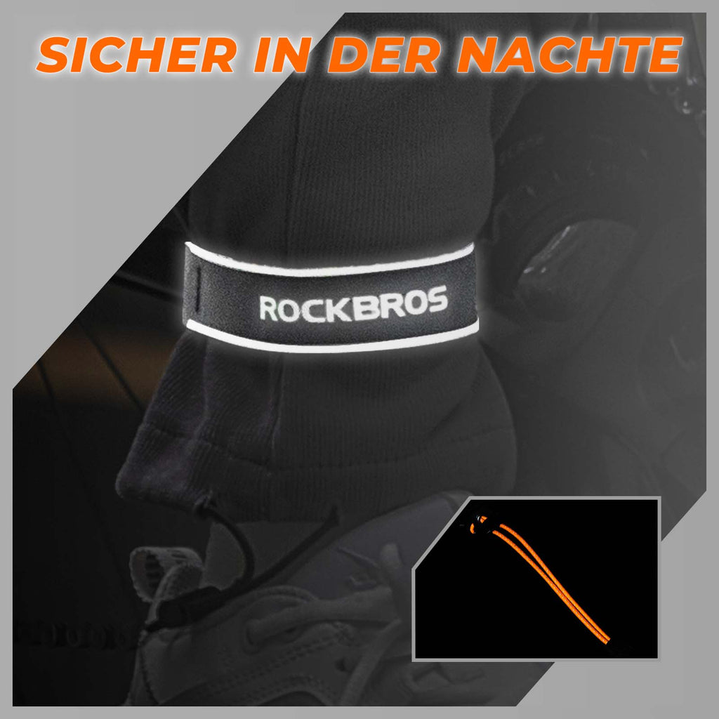 ROCKBROS Reflektorbänder Elastisch Fahrrad Reflektorband 1 Paar