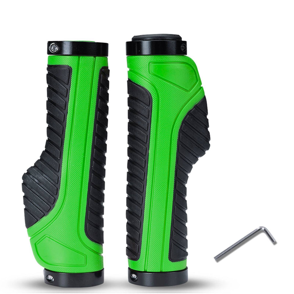 ROCKBROS Rutschfeste Fahrradgriffe aus Gummi mit Lock-on Design für MTB