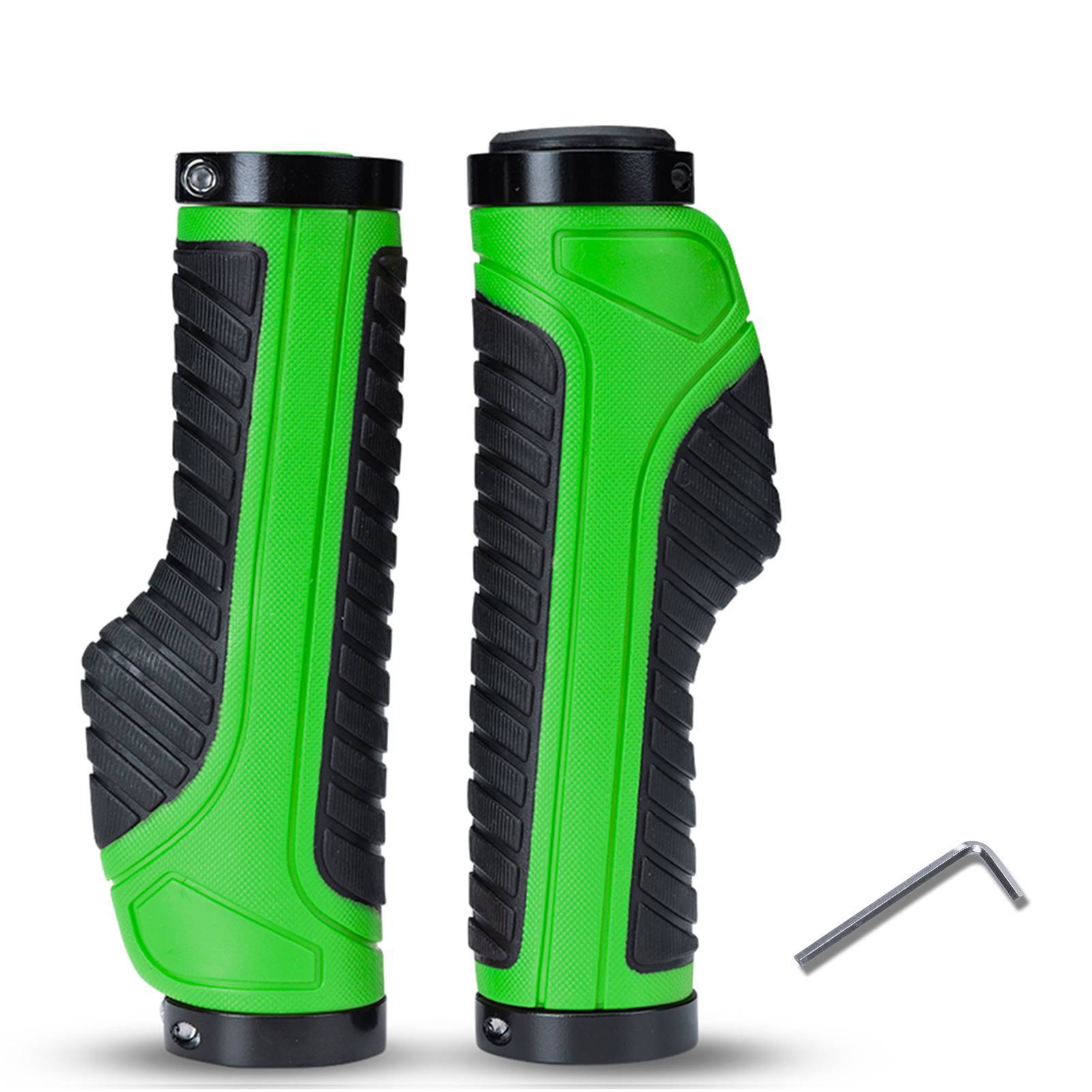 ROCKBROS Rutschfeste Fahrradgriffe aus Gummi mit Lock-on Design für MTB