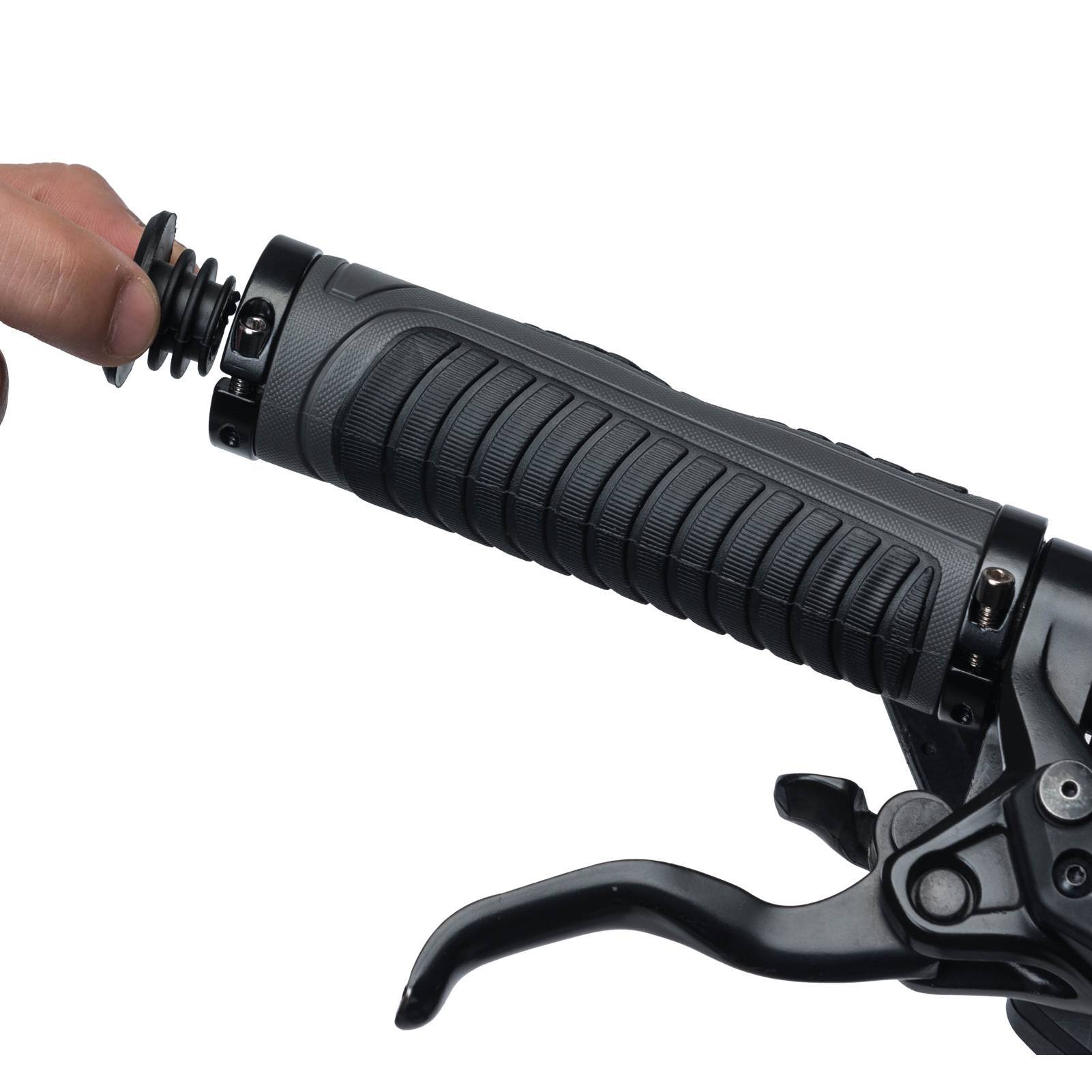 ROCKBROS Rutschfeste Fahrradgriffe aus Gummi mit Lock-on Design für MTB
