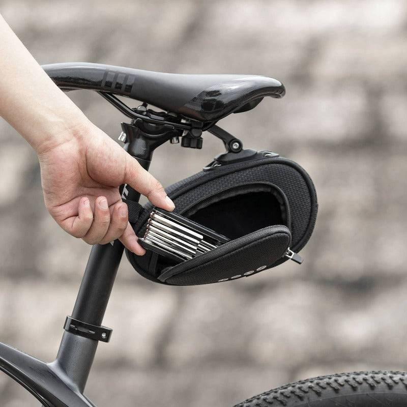 ROCKBROS Satteltasche mit Schnellverschluss 1L für MTB Rennrad Faltrad