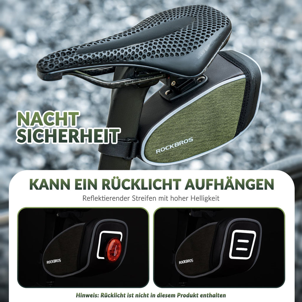 ROCKBROS Satteltaschen Wasserabweisend Werkzeugtasche 2024 neuer Stil
