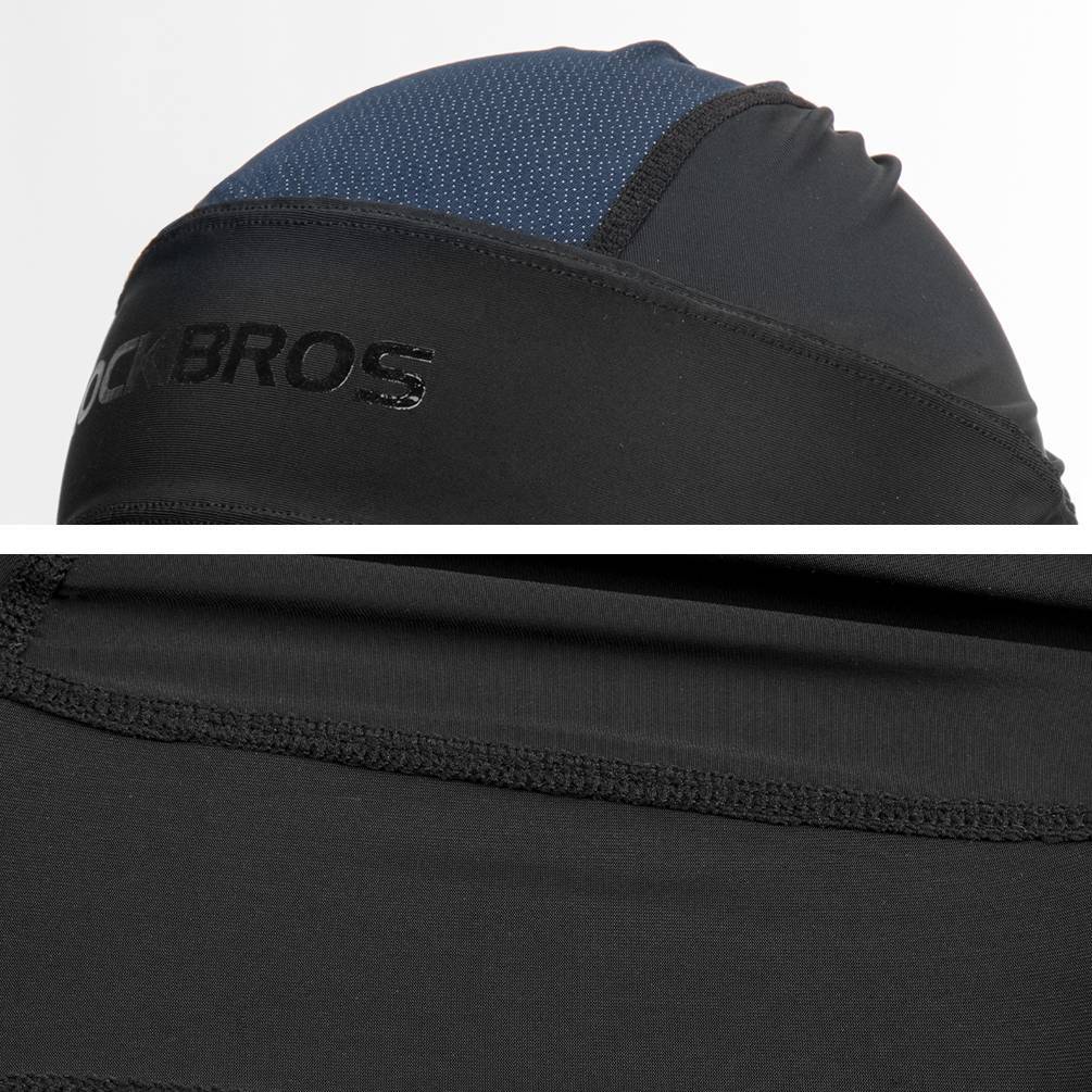 ROCKBROS Schnelltrocknend Kopftuch für Damen und Herren Schwarz/Blau