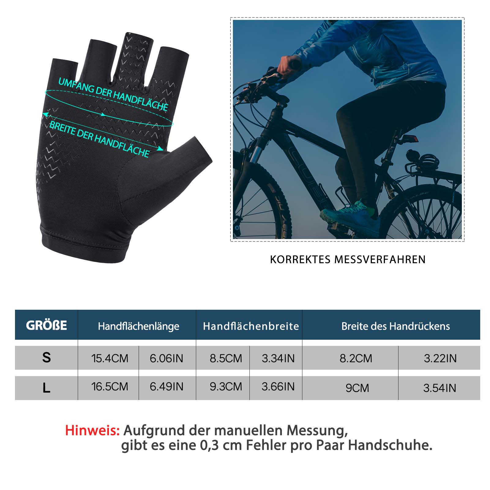 ROCKBROS Sommer atmungsaktive Sport-Radhandschuhe für Männer und Frauen