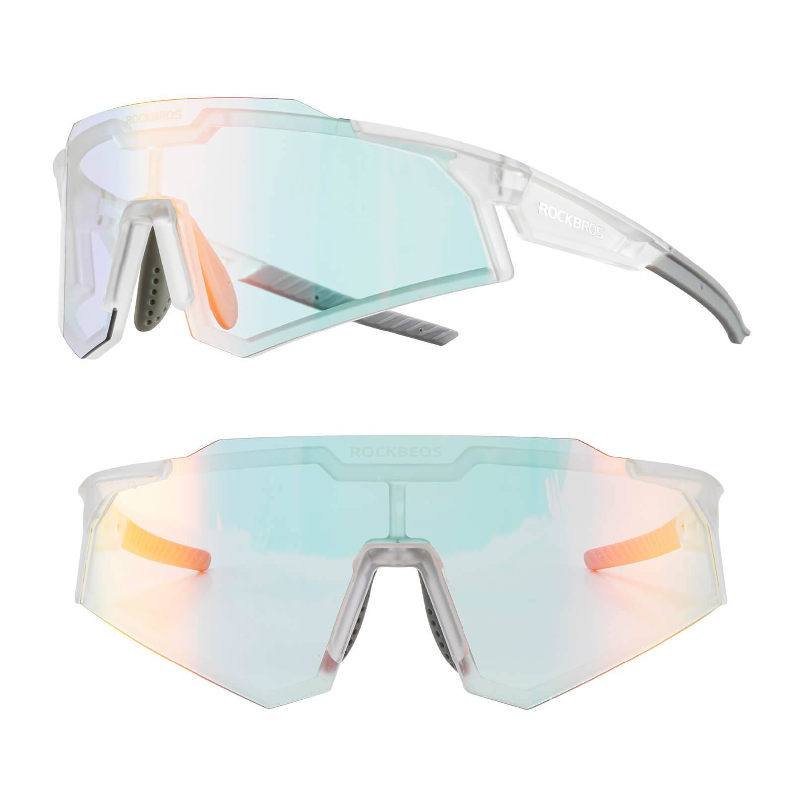 ROCKBROS Sonnenbrille Fahrradbrille Selbsttönend Outdoor UV400 Schutz