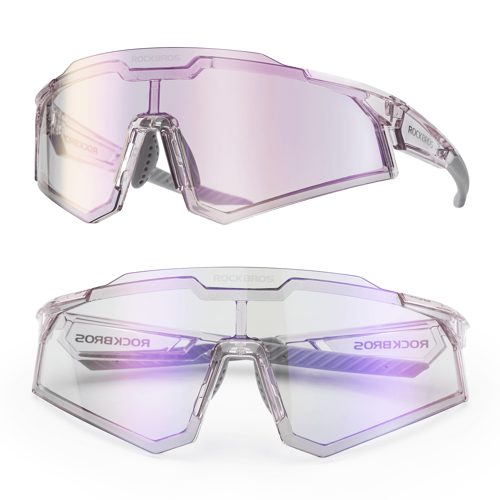 ROCKBROS Sonnenbrille Fahrradbrille Selbsttönend Outdoor UV400 Schutz