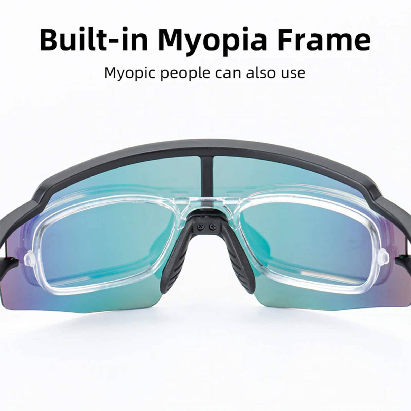 Unisex Fahrrad-Sonnenbrille mit Starkem UV-Schutz