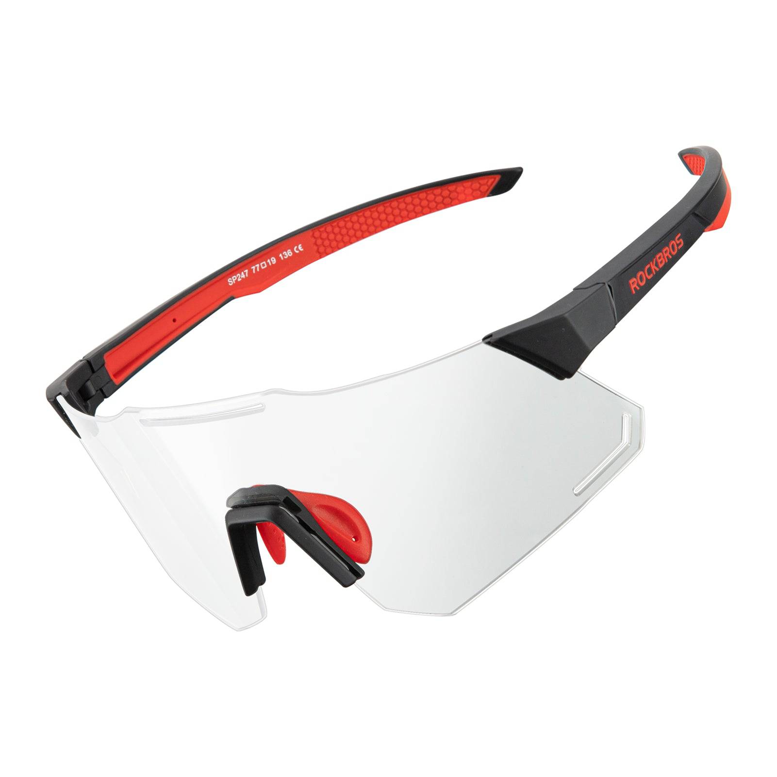 ROCKBROS Sonnenbrille UV400 Schutz Radsportbrille für Damen/ Herren
