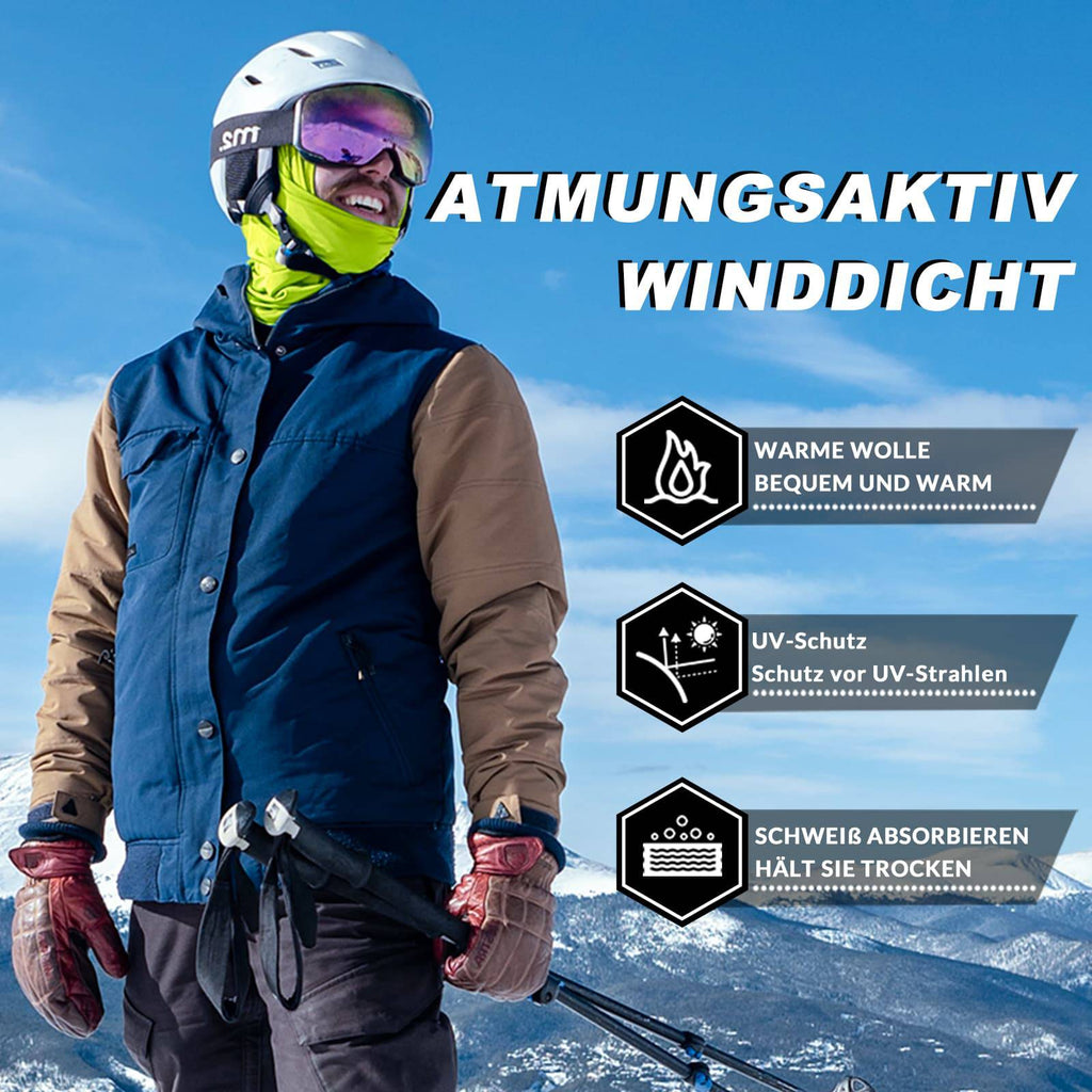 ROCKBROS Sturmhaube 2er Set Herbst Winter Balaclava für Outdoorsports Unisex