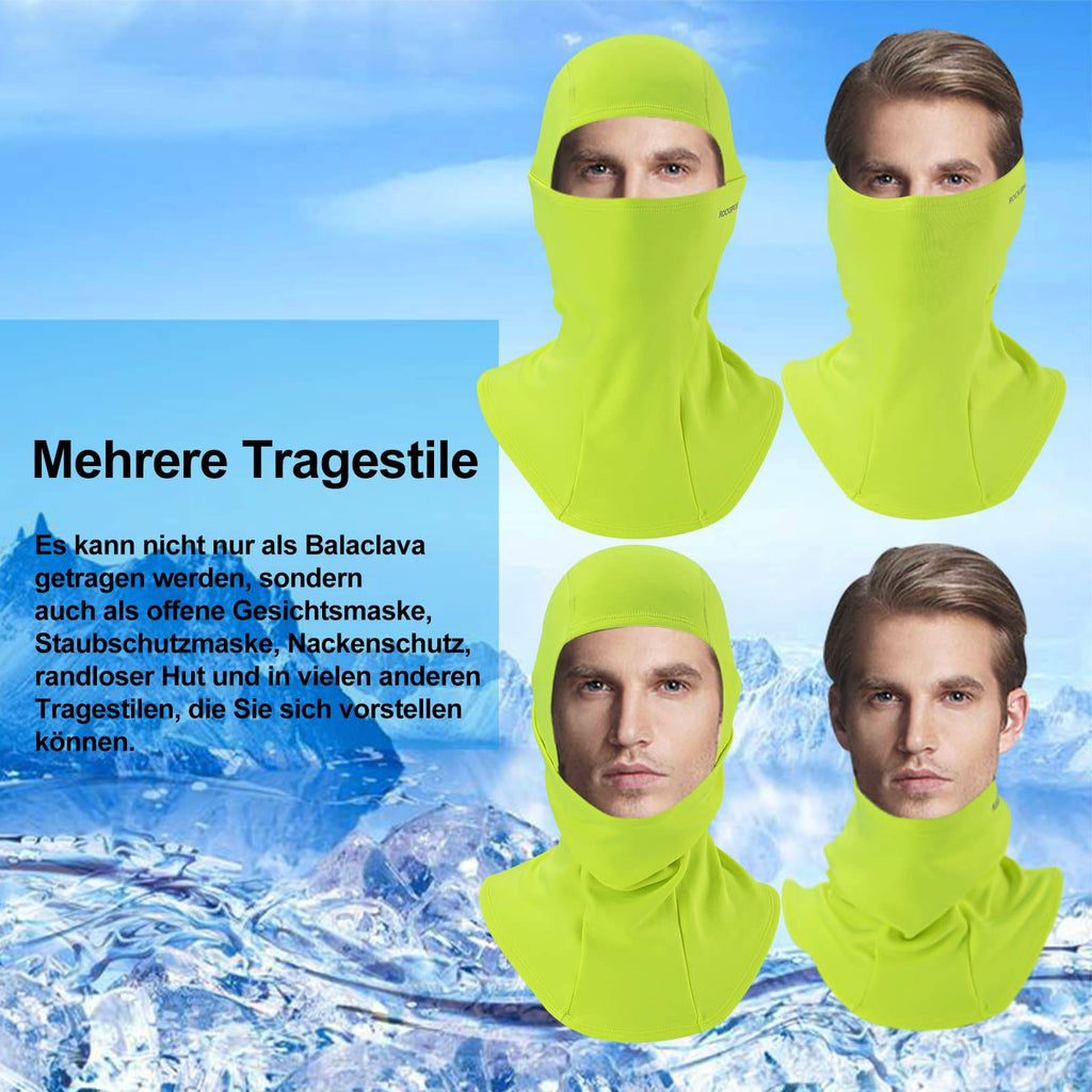 ROCKBROS Sturmhaube 2er Set Herbst Winter Balaclava für Outdoorsports Unisex