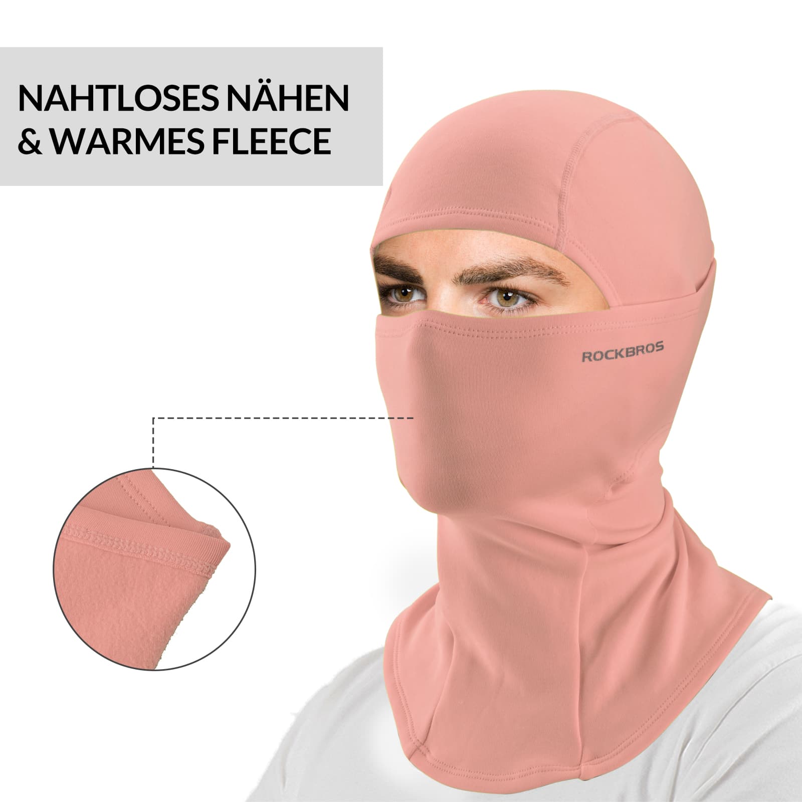 ROCKBROS Sturmhaube 2er Set Herbst Winter Balaclava für Outdoorsports Unisex