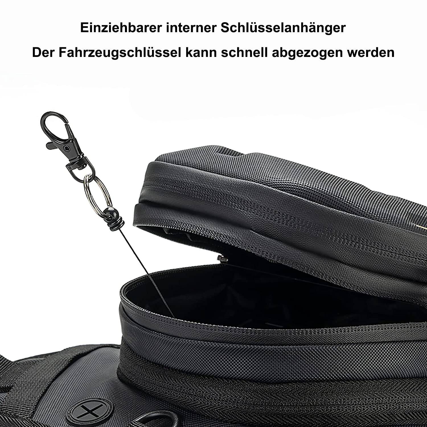 ROCKBROS Tankrucksack Magnet Motorrad Beintasche mit Schultertragegurt