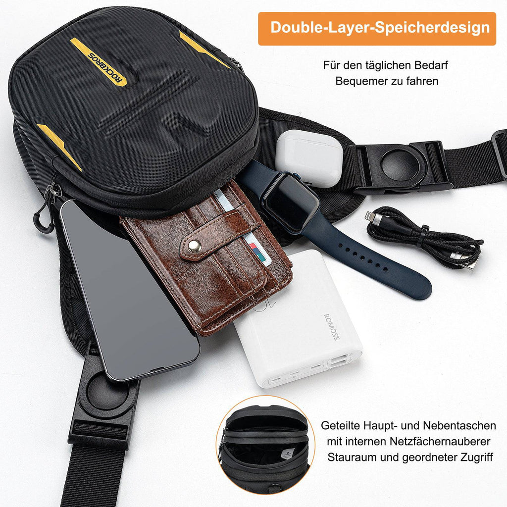 ROCKBROS Tankrucksack Magnet Motorrad Beintasche mit Schultertragegurt