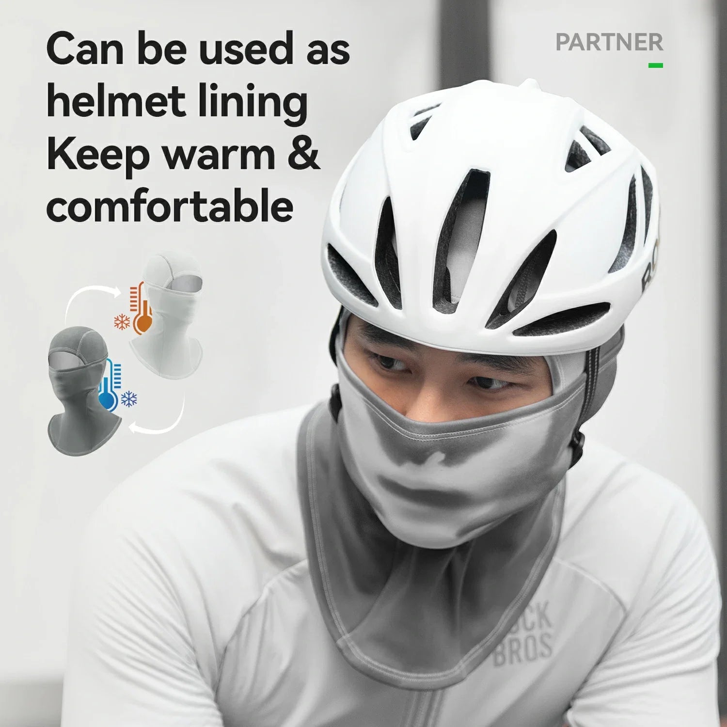 ROCKBROS Thermo-Sensitiv Winter Balaclava Fleece Sturmhaube