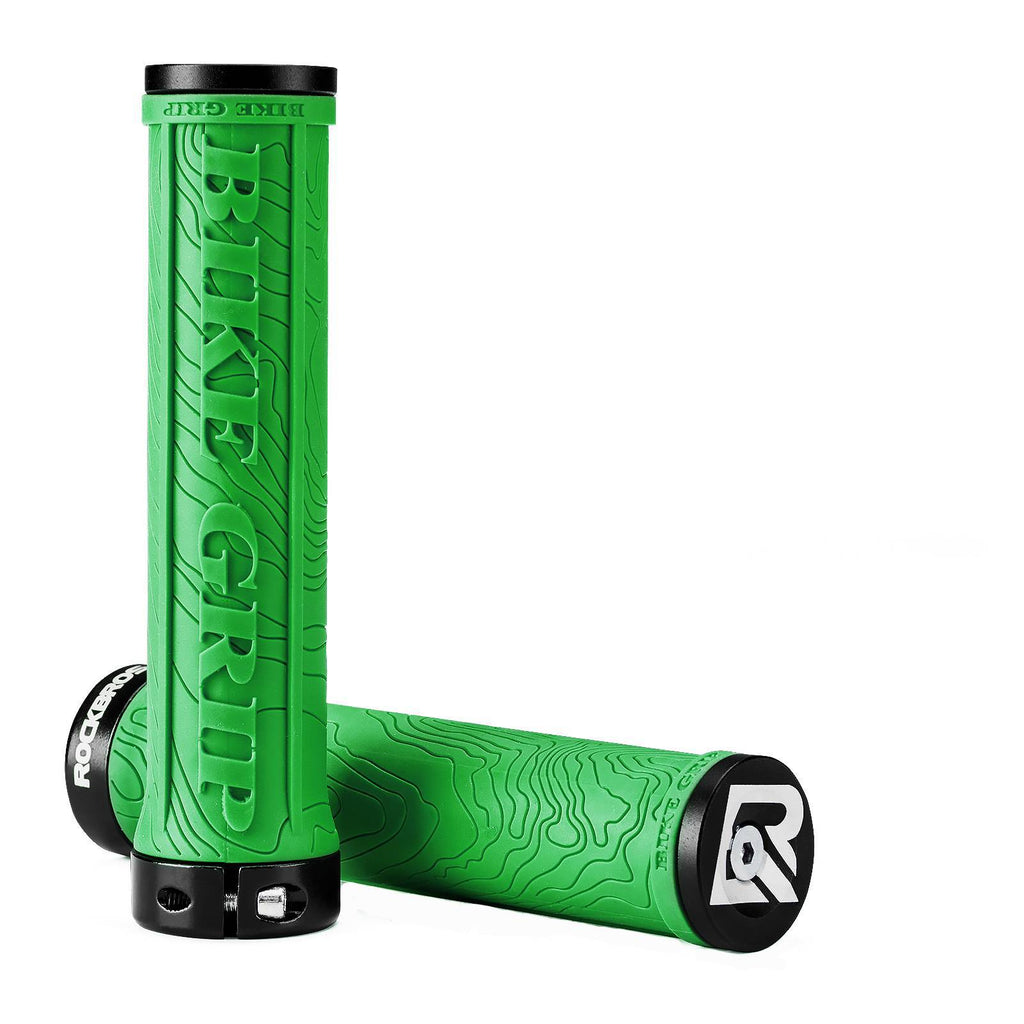 ROCKBROS Ultra-Leicht Fahrradgriffe aus Gummi mit Aluminium Lock-on Design