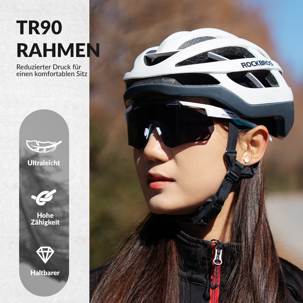 Ultraleichte und Selbsttönende Fahrradbrille (UV400)