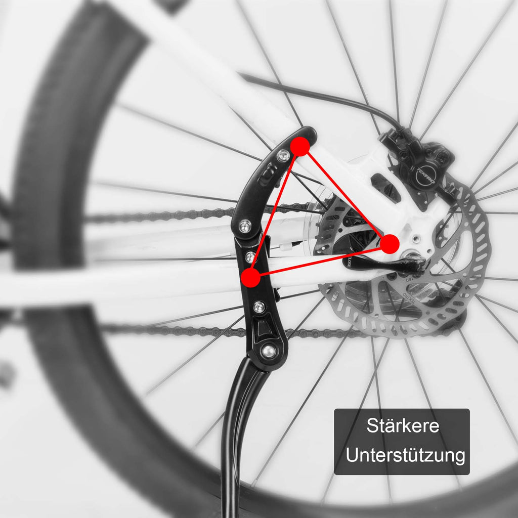 ROCKBROS Verstellbar Fahrradständer Seitenständer für 24-29 Zoll MTB
