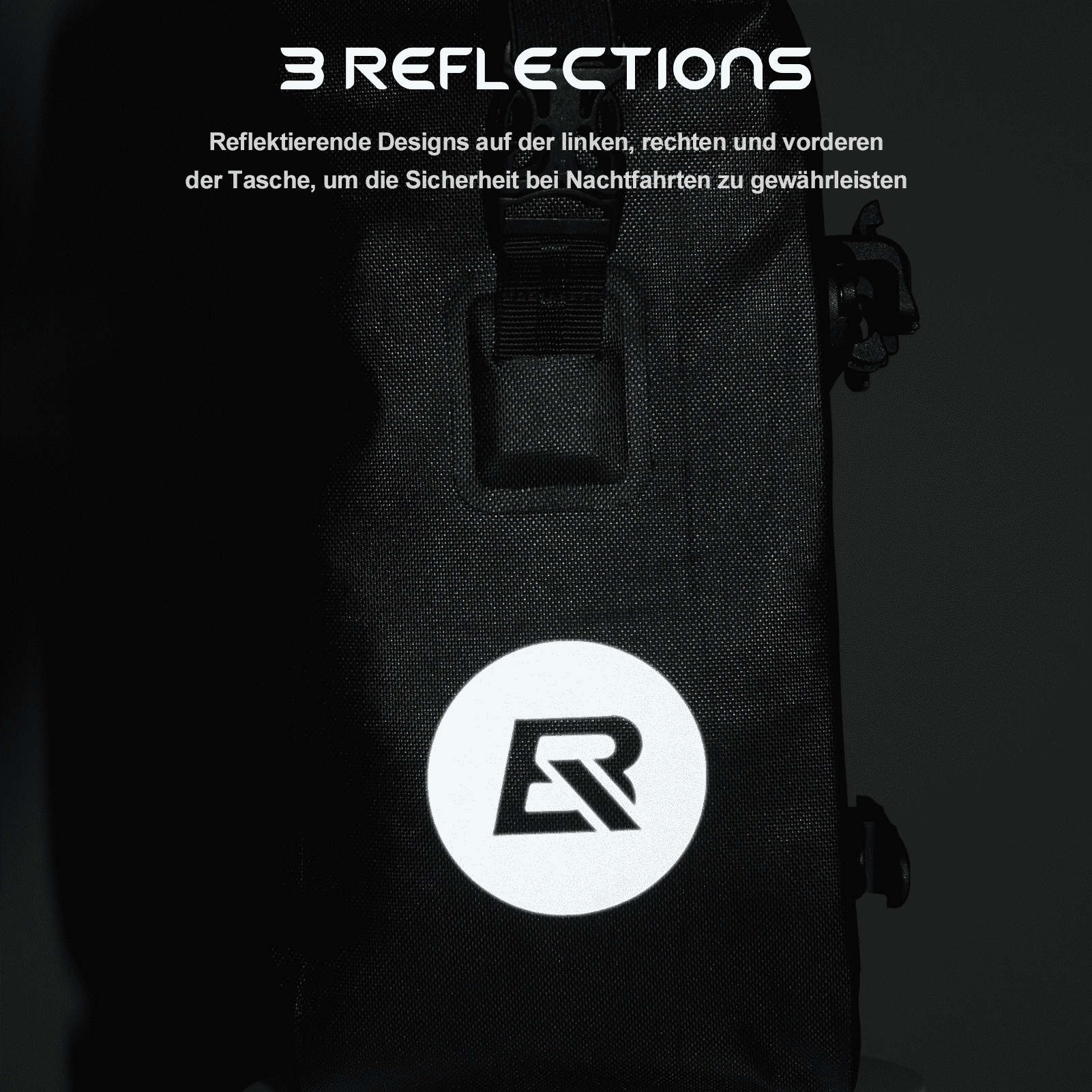 ROCKBROS Wasserdichte Gepäckträgertasche 12-16L