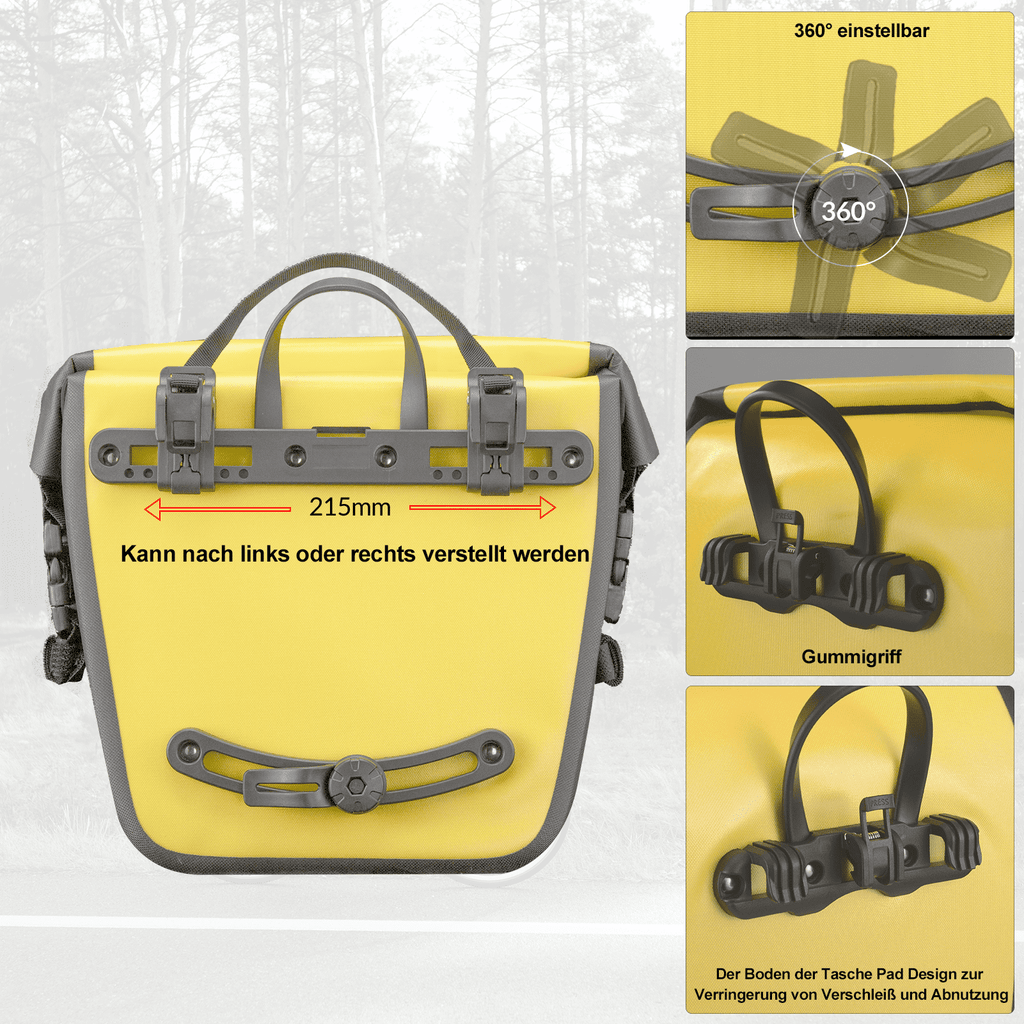 ROCKBROS Wasserdichte Gepäckträgertasche 12-16L