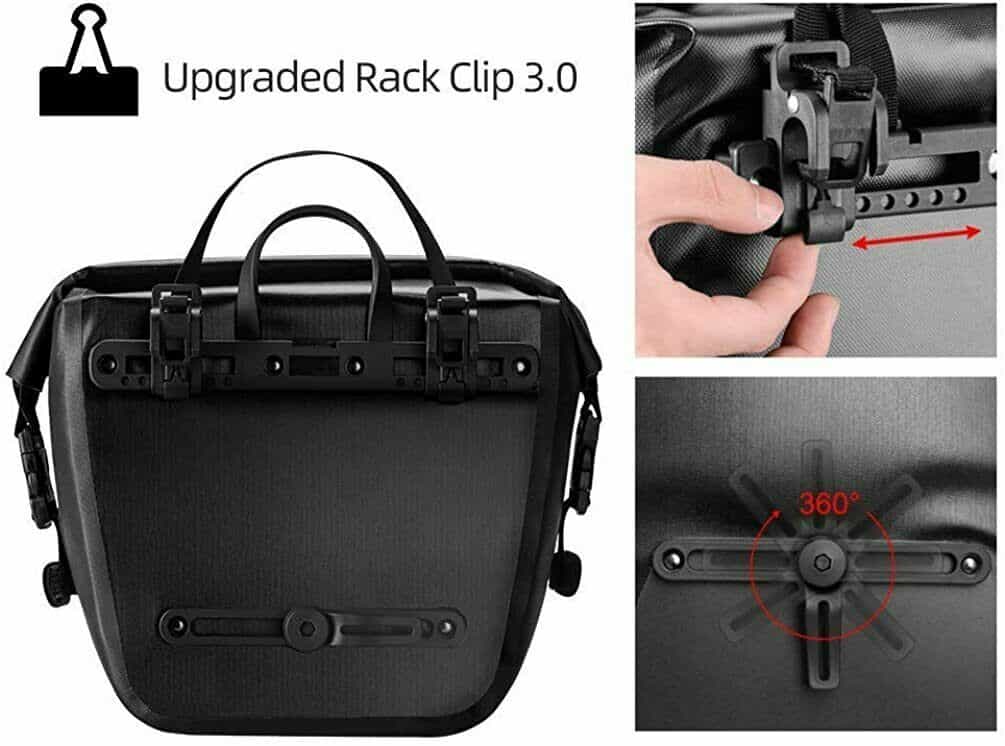 ROCKBROS Wasserdichte Gepäckträgertasche 12-16L
