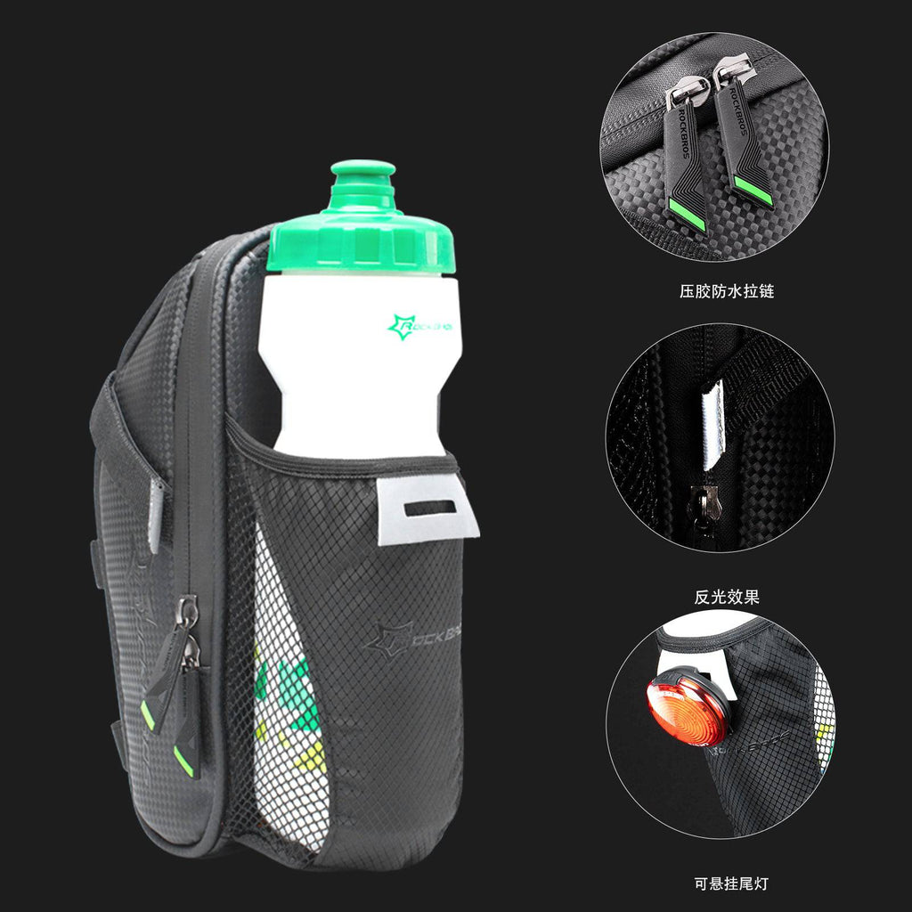 ROCKBROS wasserdichte Satteltasche mit Flaschenhalter für MTB Rennrad