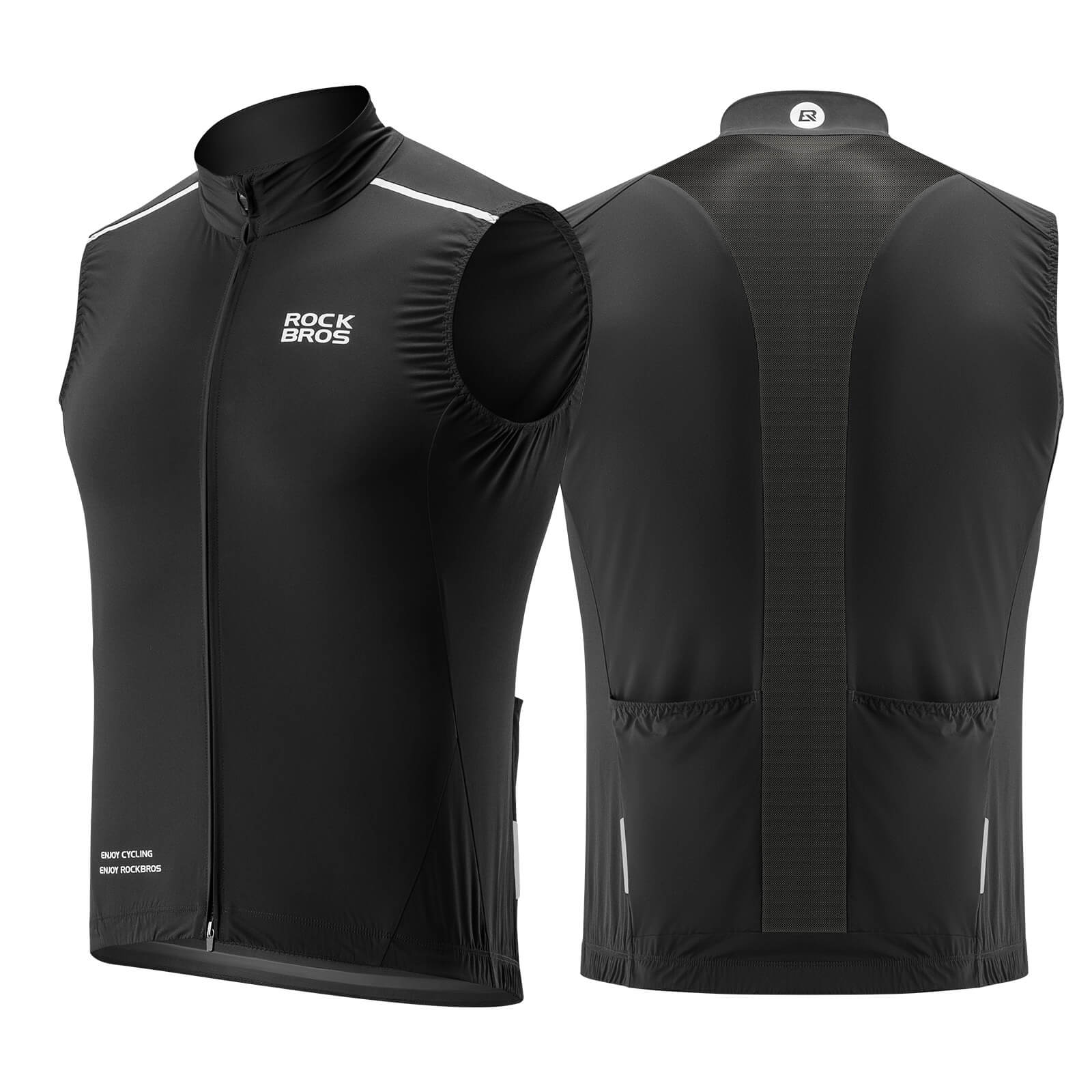 ROCKBROS Windweste Radsport Warnweste Ärmellose