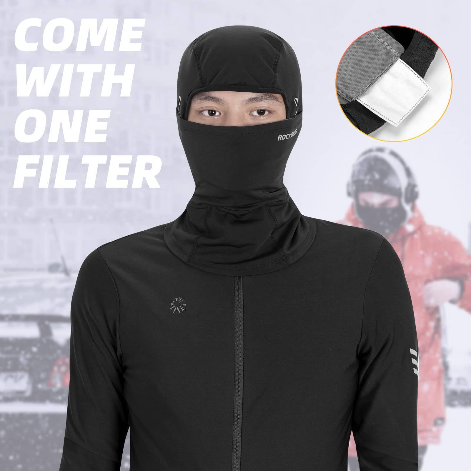 ROCKBROS Winter Balaclava Herren Winddicht Sturmmaske Outdoorsports