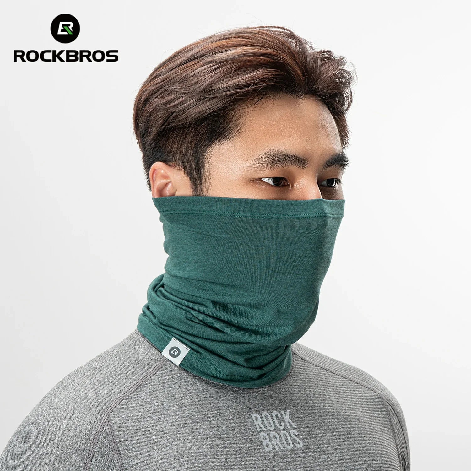 ROCKBROS Winter Thermo Halstuch aus Wolle Schlauchtuch