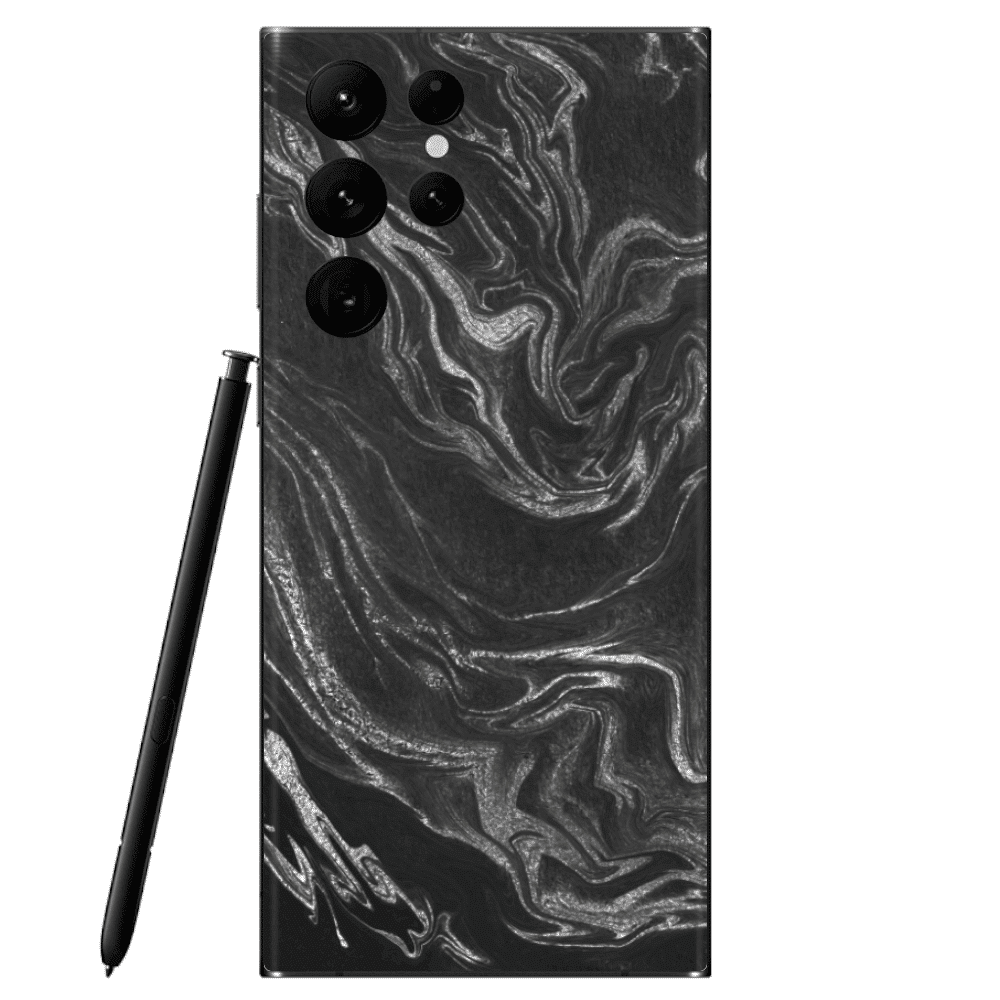 Galaxy S22 Ultra Skin Black Silver