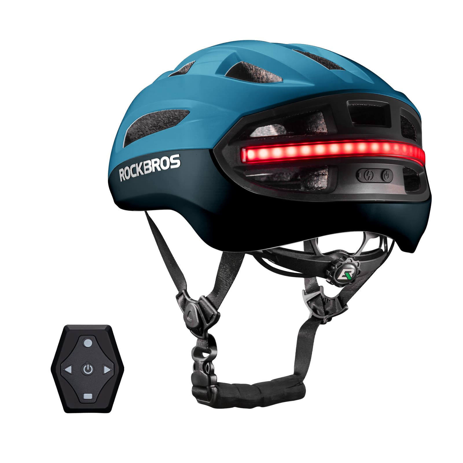 Fernsteuerbarer Smart Fahrradhelm mit Licht