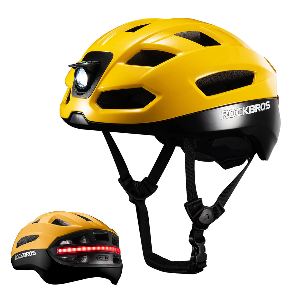 Fernsteuerbarer Smart Fahrradhelm mit Licht
