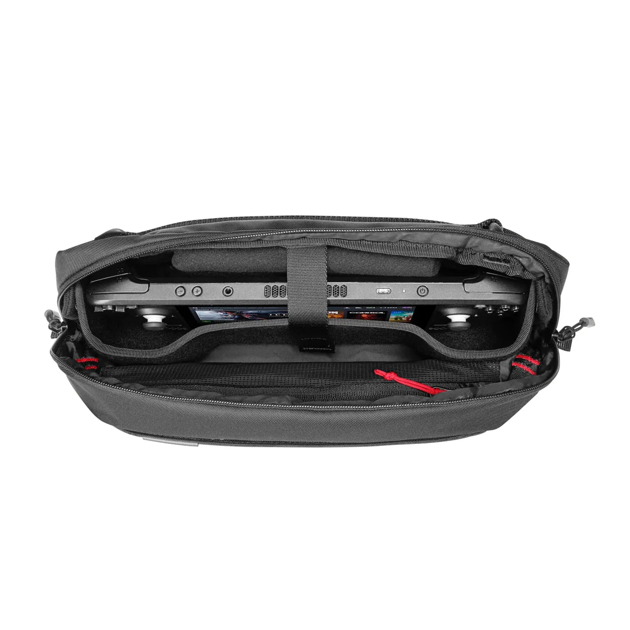 Tasche für Steam Deck LCD & OLED, ROG Ally, Playstation Portal, Legion Go und Co. - Schwarz -