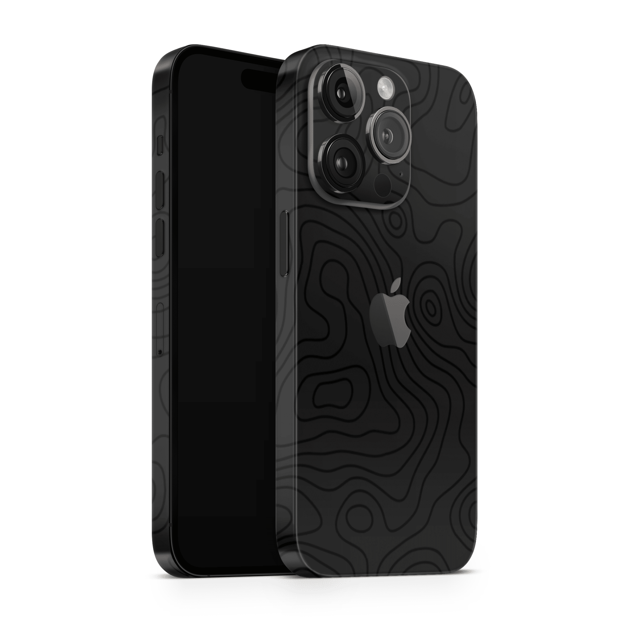 iPhone 12 Pro Max Skin TOPO Black