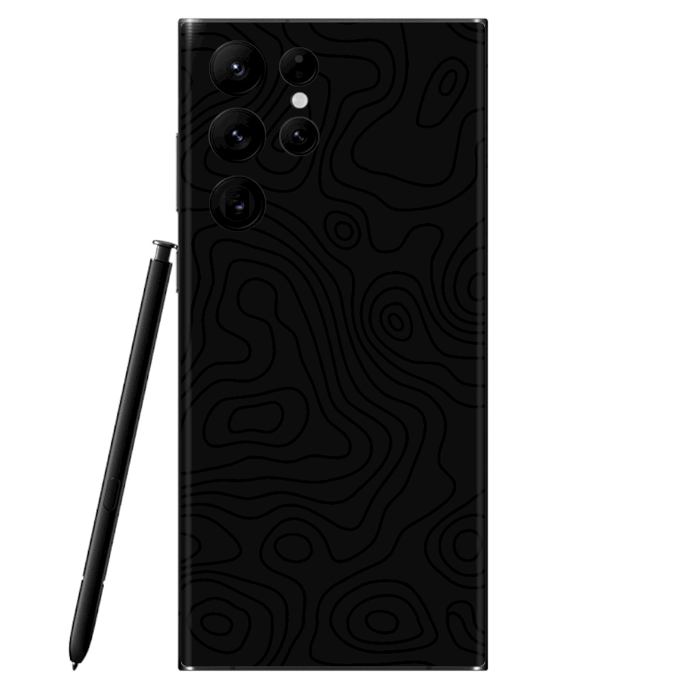 Galaxy S22 Ultra Skin TOPO Black