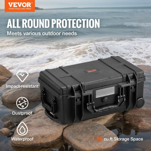 Weatherproof Hard Case, Heavy Duty Protective Dry Box Case with