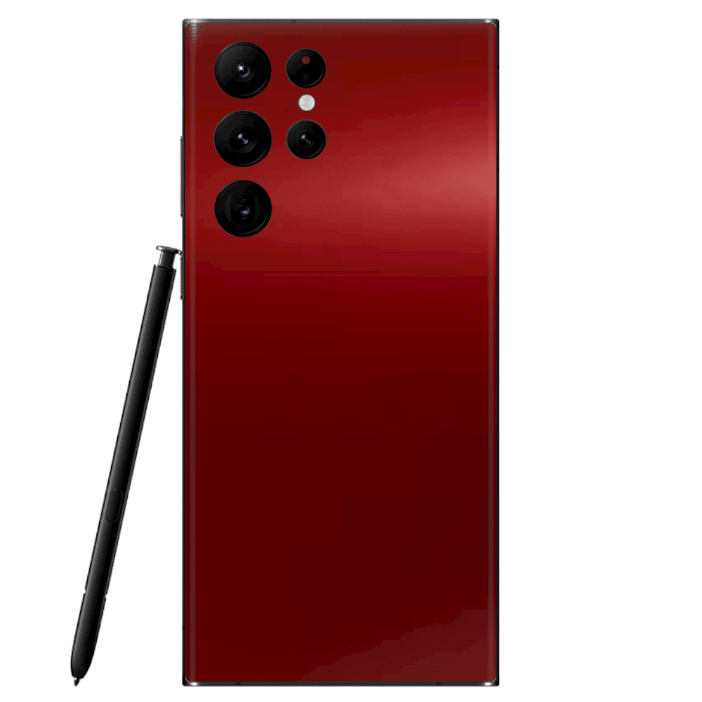 Galaxy S22 Ultra Skin Satin Vampire Red